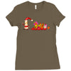 when xmas Ladies Fitted T-Shirt