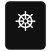 steering wheel sail boat funny Mousepad
