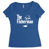 the fisherman Women's Triblend Scoop T-shirt