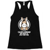 not stubborn Racerback Tank