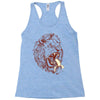 banana eating lion Racerback Tank