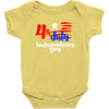 happy independence day the united states Baby Bodysuit
