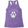 paw pun for pet lovers Racerback Tank