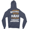 Super Cool Nana Of A Freaking Awesome Granddaughter Zipper Hoodie