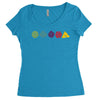 dungeons and dragons die hit Women's Triblend Scoop T-shirt