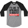conor mcgregor apologize ufc mma notorious 3/4 Sleeve Shirt