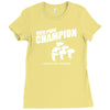 beer pong champion Ladies Fitted T-Shirt