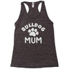 bulldog mum Racerback Tank