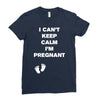 I Can't Keep Calm I'm Pregnant Ladies Fitted T-Shirt