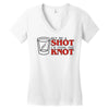 buy me a shot i'm tying the knot cute Women's V-Neck T-Shirt