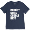 chubby girls cuddle best V-Neck Tee
