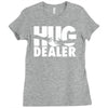 hug dealer love Ladies Fitted T-Shirt