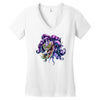 jester head Women's V-Neck T-Shirt