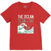 the ocean is calling V-Neck Tee