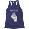 read between the lines Racerback Tank