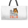 This Girl Loves Her Collie Weekender Totes