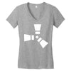 Rust Women's V-Neck T-Shirt