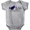 my cat ate your stick family Baby Onesie