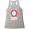 no humans allowed district 9 Racerback Tank