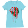 black power Ladies Fitted T-Shirt