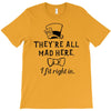 They're All Mad Here. I fit right in T-Shirt