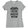 Super Cool Mother Of A Freaking Awesome Daughter Ladies Fitted T-Shirt