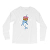 narwhal donuts kawaii cute unicorn harajuku sweet cool awesome Long Sleeve Shirts