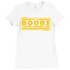 boob trick Ladies Fitted T-Shirt