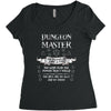 Dungeon Master White Women's Triblend Scoop T-shirt