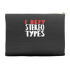 i defy stereotypes Accessory Pouches