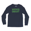 wicked smaht funny Long Sleeve Shirts