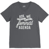 feminist agenda V-Neck Tee