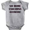 no more unicorns 2 Baby Bodysuit
