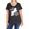 because old england  was wicked     stupid. Ladies Curvy T-Shirt