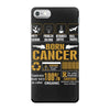 Born Cancer Multitasking Problem Solving Tees iPhone 7 Case