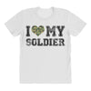 i love my soldier regular camouflage All Over Women's T-shirt