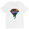 Diamond V-Neck Tee