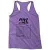 May Girl Facts Taurus Racerback Tank
