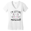 i'm getting meowied Women's V-Neck T-Shirt
