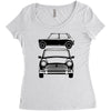 classic mini, ideal birthday gift or birthday present Women's Triblend Scoop T-shirt