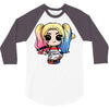 harley quinn 3/4 Sleeve Shirt