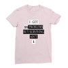 I got 99 problems But Surviving Ain't 1 Ladies Fitted T-Shirt