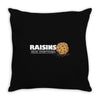 raisins ruin everything Throw Pillow