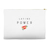 latina power with cute heart Accessory Pouches