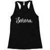 senora white Racerback Tank