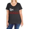 live noods Ladies Curvy T-Shirt