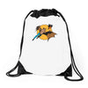bat man and robin Drawstring Bags