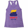 trump it like its hot Racerback Tank