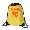 drum ganger Drawstring Bags