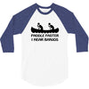 paddle faster i hear banjos t shirt funny humor deliverance nerd geek 3/4 Sleeve Shirt